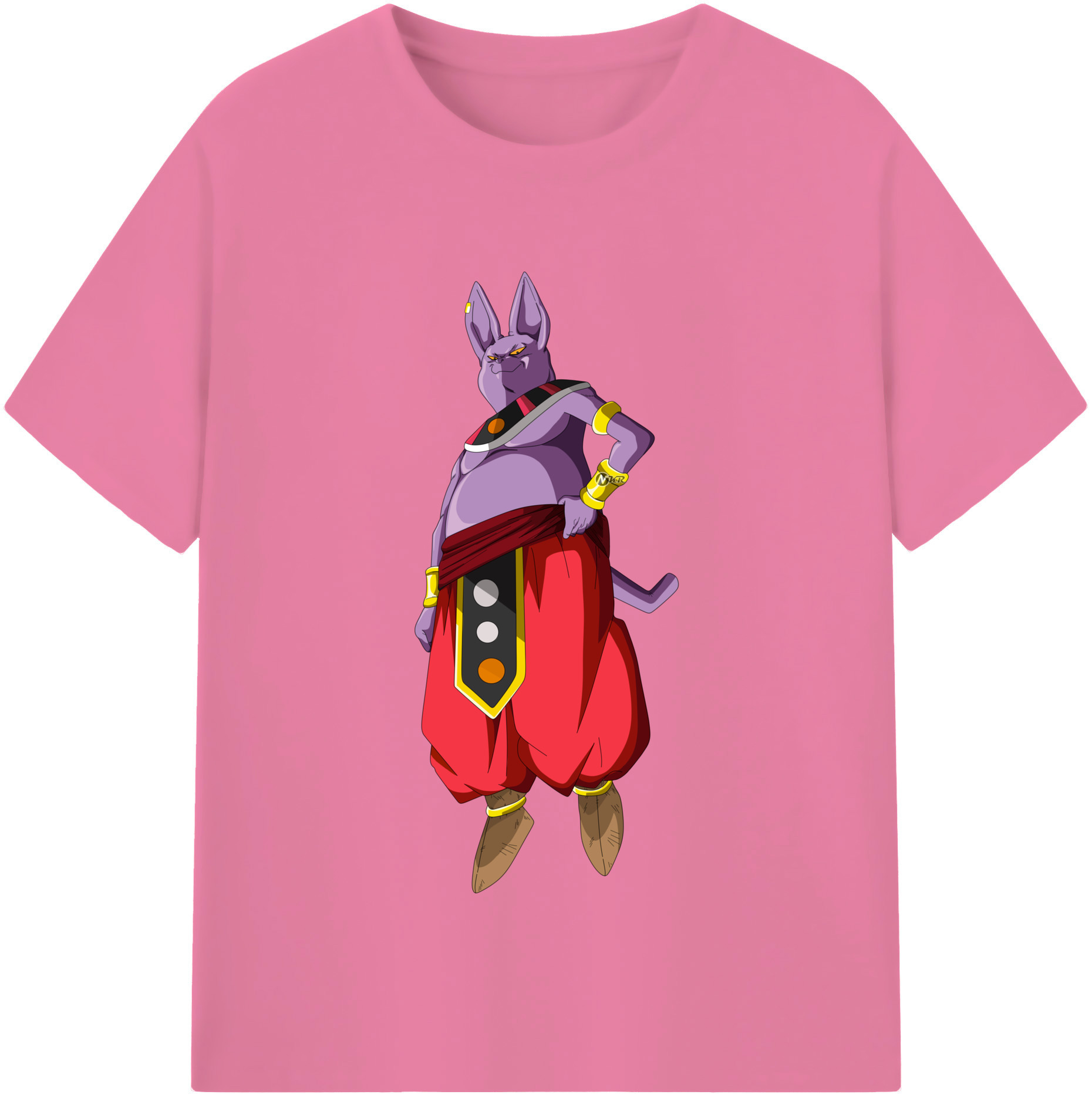 （画像用） ドラゴンボール シャンパ DRAGON BALL Champa 綿100％半袖Tシャツ（フロントプリント）